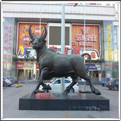 商場銅牛雕塑 商場銅牛雕塑