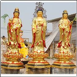 1.6米高西方三圣銅像 1.6米高西方三圣銅像