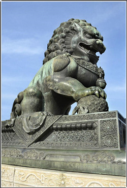 故宮銅獅子雕塑 故宮銅獅子雕塑
