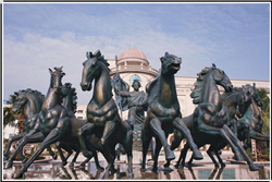 阿波羅銅馬戰車銅雕塑 阿波羅銅馬戰車銅雕塑