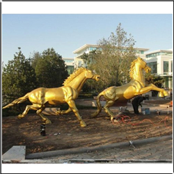 廣場銅馬雕塑 廣場銅馬雕塑