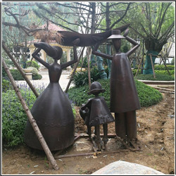 小區一家人雕塑 小區一家人雕塑