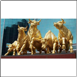 公司門口銅牛雕塑 公司門口銅牛雕塑