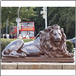 風水鑄銅獅子 風水鑄銅獅子