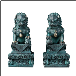 銅王府獅擺件 銅王府獅擺件