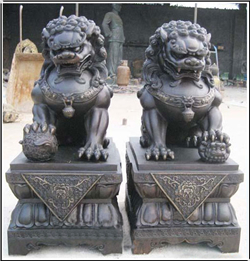 銅門(mén)獅工藝品 銅門(mén)獅工藝品
