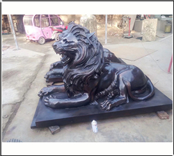 酒店門(mén)口銅獅子 酒店門(mén)口銅獅子