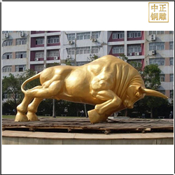 大型鎏金銅牛 大型鎏金銅牛