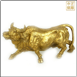 鎏金銅牛擺件鑄造 鎏金銅牛擺件鑄造