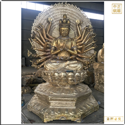 彩繪千手觀音銅像廠家 彩繪千手觀音銅像廠家