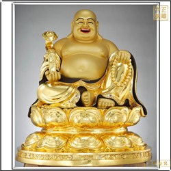 純銅彌勒佛菩薩雕像 純銅彌勒佛菩薩雕像