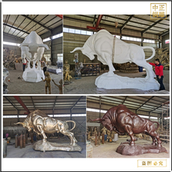 6米大型開荒銅牛鑄造廠家 6米大型開荒銅牛鑄造廠家