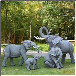 園林景觀銅大象動物雕塑 園林景觀銅大象動物雕塑