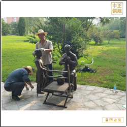 公園吹糖人雕塑 公園吹糖人雕塑