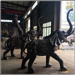 酒店門(mén)口銅雕大象鑄造價(jià)格 酒店門(mén)口銅雕大象鑄造價(jià)格