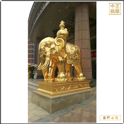 企業(yè)門(mén)口銅大象 企業(yè)門(mén)口銅大象