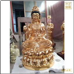廠家生產大型觀音銅像 廠家生產大型觀音銅像