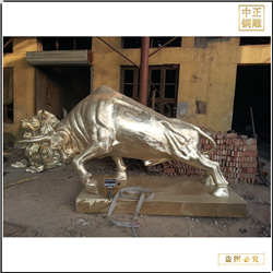 園林景觀銅牛雕塑 園林景觀銅牛雕塑