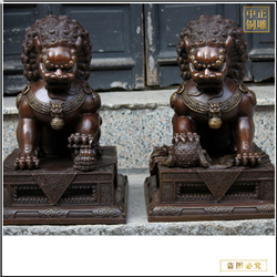 室外銅獅子鑄造廠家 室外銅獅子鑄造廠家