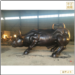 小區(qū)門口華爾街銅牛 小區(qū)門口華爾街銅牛