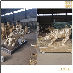 小型華爾街牛銅雕 小型華爾街牛銅雕