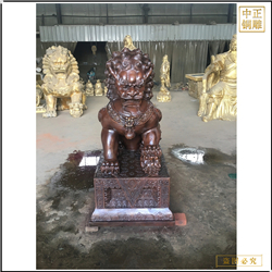 銅純銅獅子雕塑定制 銅純銅獅子雕塑定制