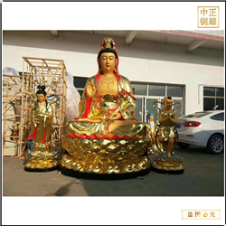 大型銅雕觀音廠家 大型銅雕觀音廠家