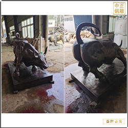 鑄銅美國(guó)華爾街牛 鑄銅美國(guó)華爾街牛