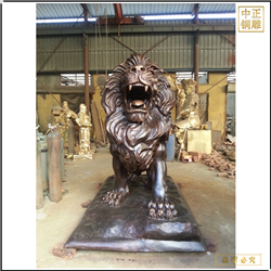 銅獅子小區(qū)門口擺件鑄造價格 銅獅子小區(qū)門口擺件鑄造價格