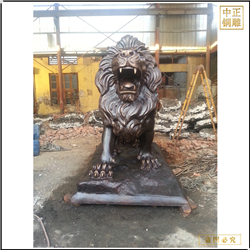 銀行門口西方銅獅子 銀行門口西方銅獅子