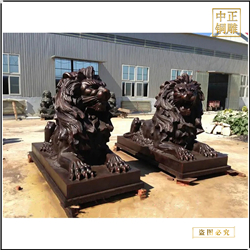 3米銅獅子雕塑 3米銅獅子雕塑
