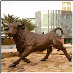 奔牛銅雕 奔牛銅雕