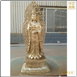 廠家批發佛堂貼金西方三圣佛像 廠家批發佛堂貼金西方三圣佛像