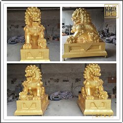 定做銅獅子雕塑價格 定做銅獅子雕塑價格