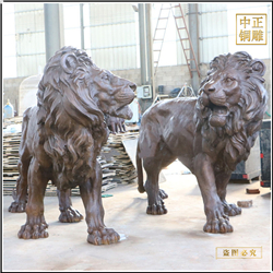 純銅大型獅子銅雕 純銅大型獅子銅雕