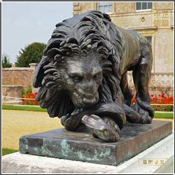 大型景觀鑄銅獅子雕塑 大型景觀鑄銅獅子雕塑