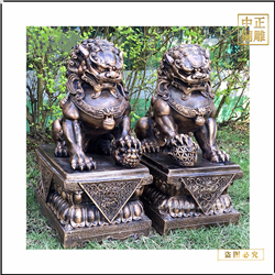 大型故宮銅獅子圖片 大型故宮銅獅子圖片