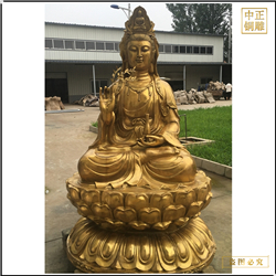 黃銅觀音佛像圖片 黃銅觀音佛像圖片