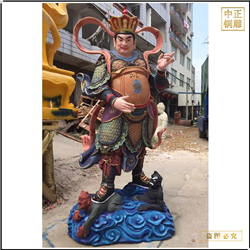 本廠鑄造極彩四大天王佛像 本廠鑄造極彩四大天王佛像