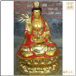 觀音菩薩神像銅雕塑 觀音菩薩神像銅雕塑