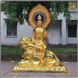 大型黃銅文殊普賢銅佛像 大型黃銅文殊普賢銅佛像