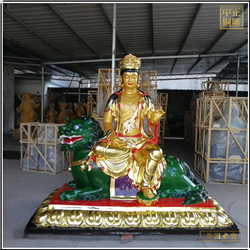 文殊普賢坐騎銅佛像鑄造 文殊普賢坐騎銅佛像鑄造