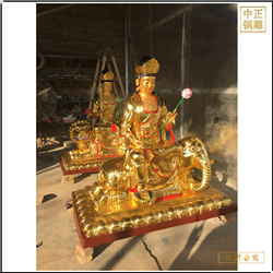 文殊普賢菩薩佛像鑄造廠家 文殊普賢菩薩佛像鑄造廠家