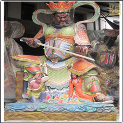 彩繪四大天王佛像鑄造廠家 彩繪四大天王佛像鑄造廠家