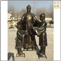 孔融讓梨銅雕塑 孔融讓梨銅雕塑