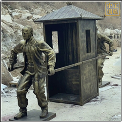 抬轎子景觀(guān)人物雕塑 抬轎子景觀(guān)人物雕塑