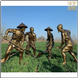 拿鐵楸農(nóng)耕人物雕塑 拿鐵楸農(nóng)耕人物雕塑