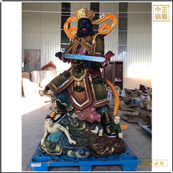 大型純銅四大天王銅佛像 大型純銅四大天王銅佛像