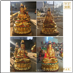 鑄造觀音菩薩銅像 鑄造觀音菩薩銅像