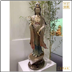 鑄造觀音菩薩銅像擺件價(jià)格 鑄造觀音菩薩銅像擺件價(jià)格